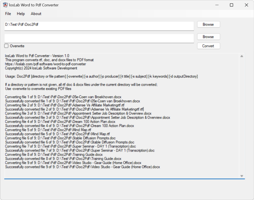 Word to PDF Converter – Batch Document Conversion